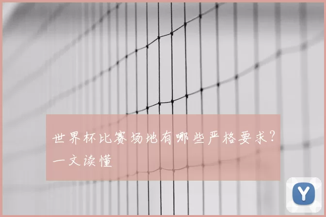 世界杯比赛场地有哪些严格要求？一文读懂