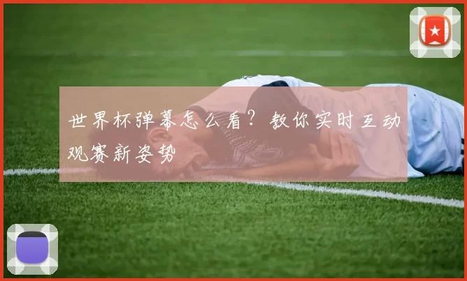 世界杯弹幕怎么看？教你实时互动观赛新姿势